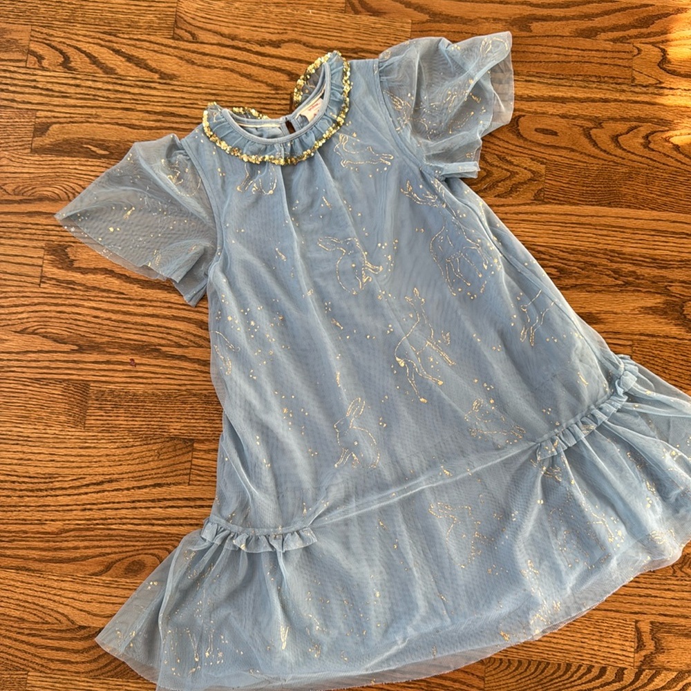 Mini Boden x Harry Potter Patronus Dress 9-10